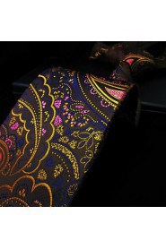 Shlax & Wing Silk Neckties Ties Brown Chocolate Paisley Men's Acceossories