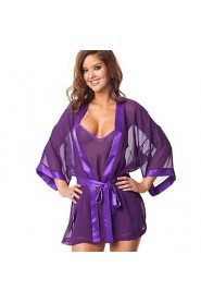 Women's Europe Bathrobes Pajamas Sexy Uniform Lingerie Nightwear