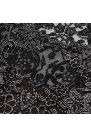 Scoop Evening / Prom Dress Sheath / Column Ankle-length