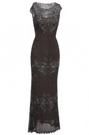 Scoop Evening / Prom Dress Sheath / Column Ankle-length