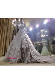 Ball Gown Strapless Organza Prom / Formal Evening Dress with Sequins