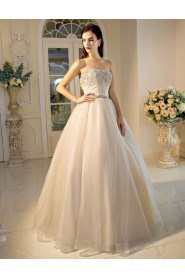 Ball Gown Strapless Tulle Prom / Formal Evening Dress with Sequins