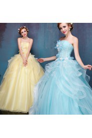 Ball Gown Strapless Prom / Formal Evening / Quinceanera / Sweet 18 Dress with Beading