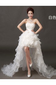 Asymmetrical Strapless Prom / Evening Dress