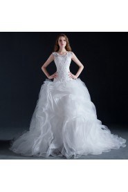 Ball Gown Scoop Prom / Evening Dress
