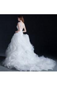 Ball Gown Scoop Prom / Evening Dress