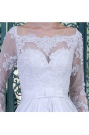 Ball Gown Square Satin Wedding Dress