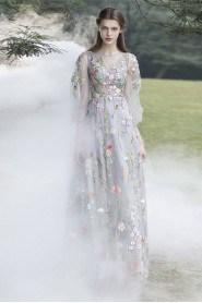 Sheath / Column Scoop Prom / Evening Dress
