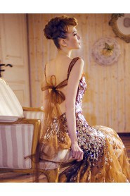 Trumpet / Mermaid Scoop Prom / Evening Dress