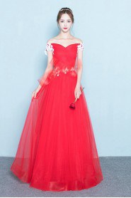 Ball Gown Off-the-shoulder Prom / Evening Dress