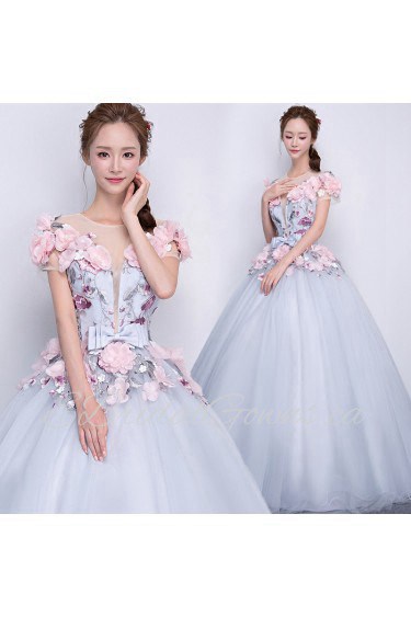 Ball Gown Scoop Quinceanera Dress