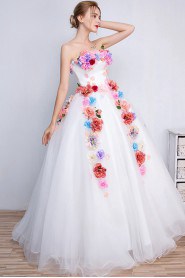 Ball Gown Strapless Prom / Evening Dress