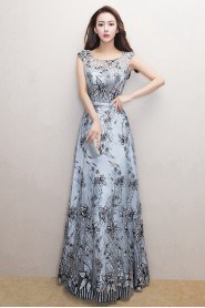 Sheath / Column Scoop Prom / Evening Dress