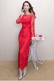 Trumpet / Mermaid Scoop Prom / Evening Dress