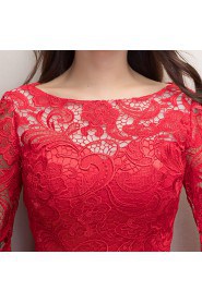 Trumpet / Mermaid Scoop Prom / Evening Dress