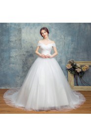 Ball Gown Off-the-shoulder Wedding Dress