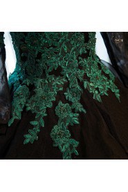 Ball Gown Scoop Evening / Prom Dress with Embroidery