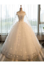 Ball Gown Off-the-shoulder Wedding Dress