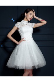 A-line Halter Wedding Dress