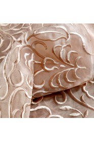 Sheath / Column Scoop Evening / Prom Dress with Embroidery