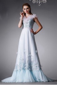 Sheath / Column Straps Evening / Prom Dress with Beading