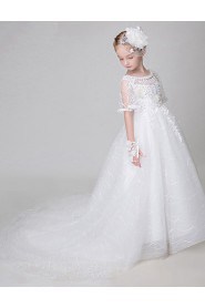 A-line Flower Girl Dress