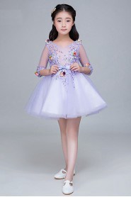 A-line Flower Girl Dress