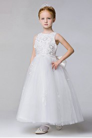 A-line Flower Girl Dress