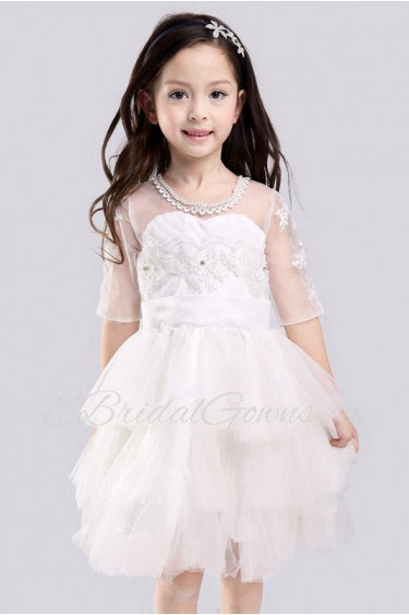 A-line Flower Girl Dress