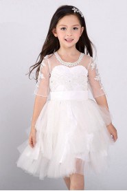 A-line Flower Girl Dress