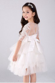 A-line Flower Girl Dress